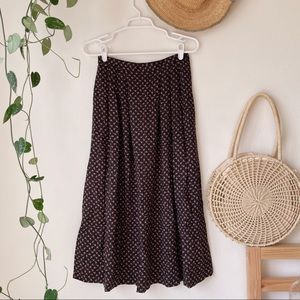 Vintage Pendleton Floral Midi Skirt